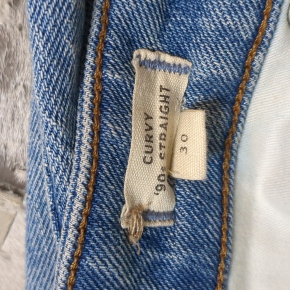 Madewell Women's Size 30 Curvy '90s Straight Denim Jeans - Picture 7 of 10